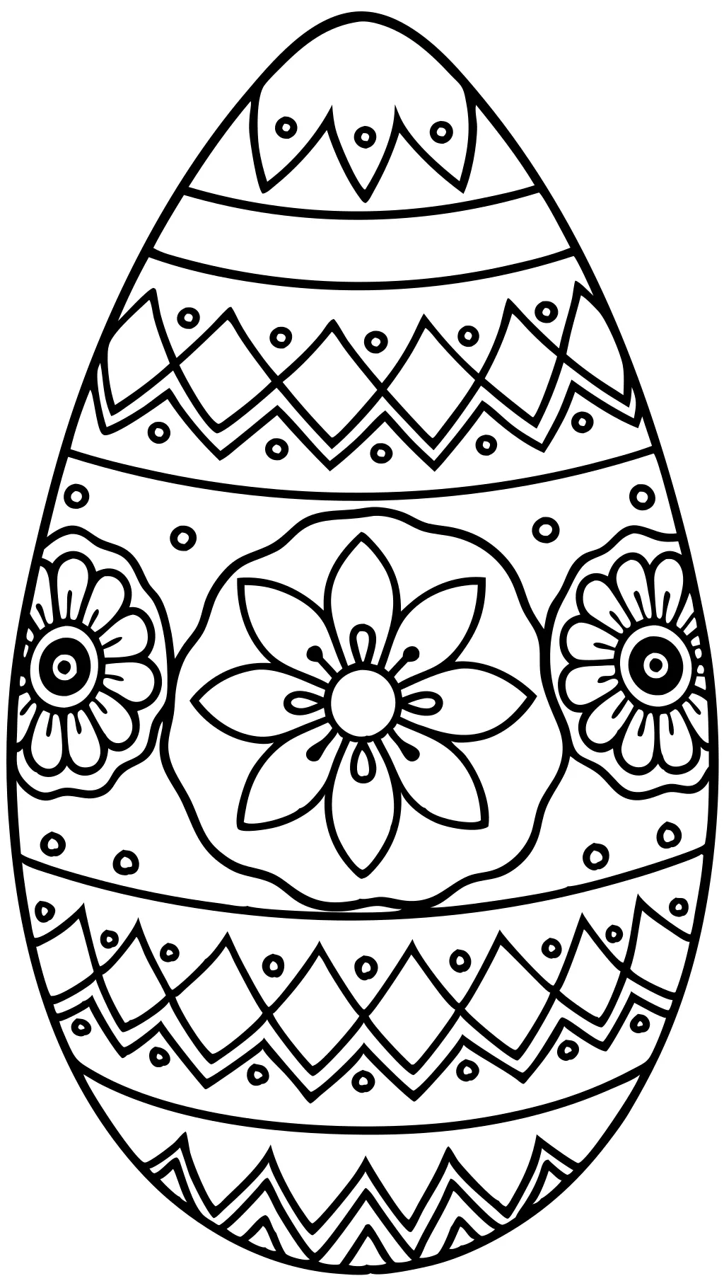 egg coloring pages